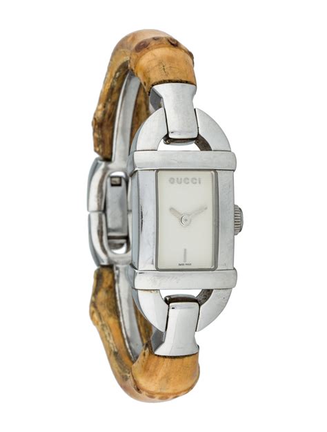 gucci bamboo ladies watch|gucci bangle watches ladies.